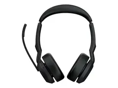 Jabra Evolve2 55 MS Stereo - hodesett - med ladestativ