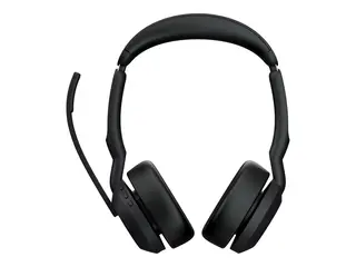 Jabra Evolve2 55 MS Stereo - hodesett - med ladestativ