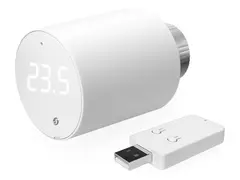 Shelly BLU SBTR-001AEU - Smart radiatorventil TRV - trådløs - Bluetooth 5.0 LE, 802.15.4 - 2.405 - 2.48 GHz, 2402 - 2480 Mhz - hvit (en pakke 2)