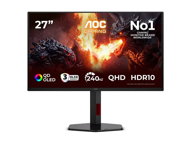 AOC Gaming Q27G4ZDR - G4 Series OLED-skjerm gaming 27" (26.5" synl...