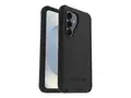 OtterBox Defender Series Pro - Baksidedeksel for mobiltelefon robust - silikon, polykarbonat, termoplastisk elastomer (TPE), minneskumplast - svart - for Samsung Galaxy S26