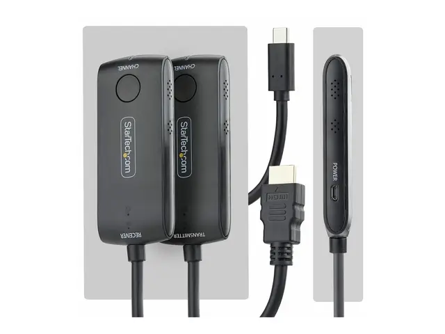 Startech - Trådløs video/lyd/infrarød-utvider - HDMI, USB-C - opp ...