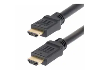 Startech 10m Active HDMI 2.0 Cable, CMP, Plenum Rated, 4K 60Hz High Speed - HDMI-kabel - HDMI hann til HDMI hann - 10 m - skjermet - svart - aktiv, Enretnings, 4K 60Hz støtte, HDR10-støtte