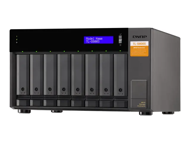 QNAP TL-D800S - Harddiskarray - 8 brønner (SATA-600) - SATA 6Gb/s ...