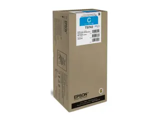 Epson T9742 - XXL-størrelse - cyan - original blekkpakke - for WorkForce Pro WF-C869R