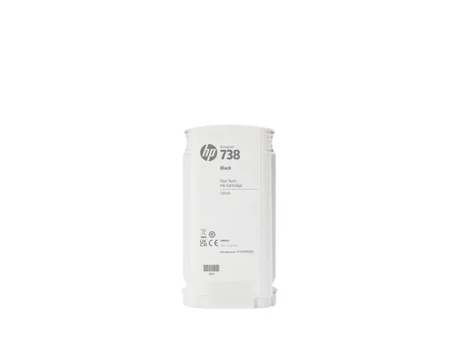 HP 738 - 130 ml svart original DesignJet blekkpatron for T950