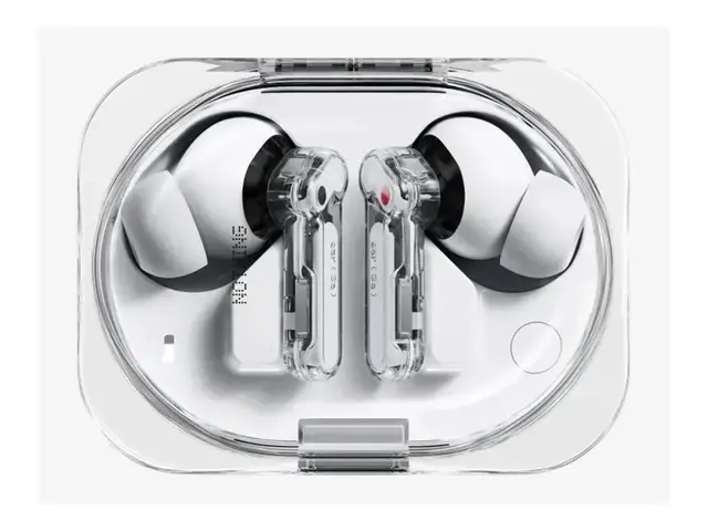Nothing Ear (3a) - True wireless-hodetelefoner med mikrofon i øret - Bluetooth - aktiv støydemping - hvit 