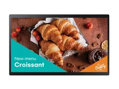 Samsung QB24C-T - 24" Diagonalklasse (23.8" synlig) QBC-T Series LED-bakgrunnsbelyst LCD-skjerm - interaktiv digital skilting - med pekeskjerm (multiberørings) - Tizen OS - 1080p 1920 x 1080 - Edge LED - svart