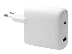 dbramante1928 re-charge - Strømadapter - 65 watt 2 utgangskontakter (USB-C, USB) - hvit - Europa