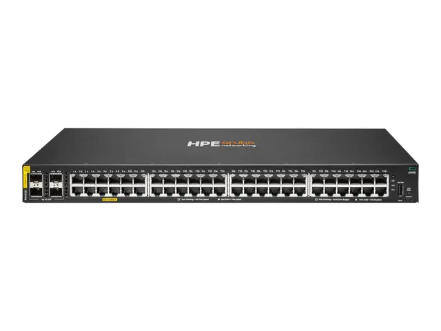 HPE Aruba Networking CX 6000 48p 10M/100M/1G Class4 PoE 4p SFP 1G ...