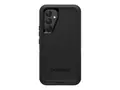 OtterBox Defender Series - Baksidedeksel for mobiltelefon robust - polykarbonat, syntetisk gummi - svart - for Samsung Galaxy A54