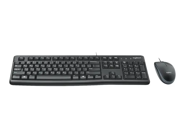 Logitech Desktop MK120 - Tastatur- og mussett - USB - QWERTY - US ...