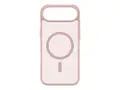 KEY - Beskyttende deksel - med magnetring MagSafe-samsvar - polykarbonat (PC) - frostet flamingo rosa - for Apple iPhone Air