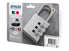 Epson 35XL Multipack - 4-pack - XL svart, gul, cyan, magenta - original - blære med RF/lyd-alarm - blekkpatron - for WorkForce Pro WF-4720, WF-4720DWF, WF-4725DWF, WF-4730, WF-4730DTWF, WF-4740, WF-4740DTWF