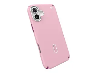 Speck Presidio 2 Pro - Baksidedeksel for mobiltelefon med klikkl&#229;s - MagSafe-samsvar - plastikk - wednesday pink, boysenberry purple - for Apple iPhone 16 Plus