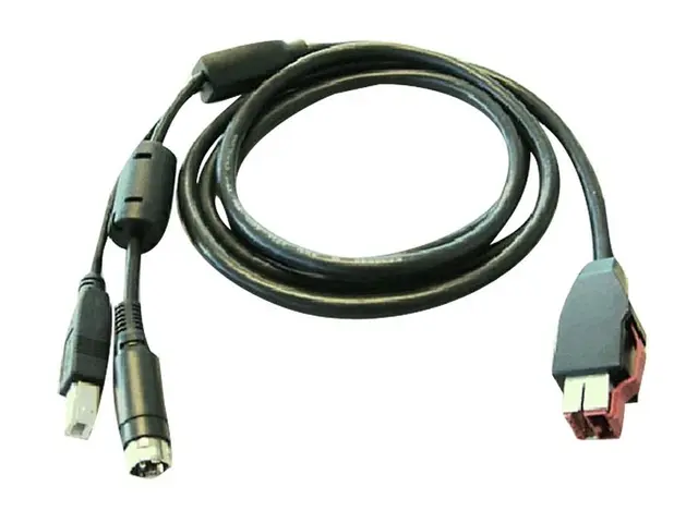 HP - Strømforsynt USB-kabel for Engage Thermal Receipt Printer; On...