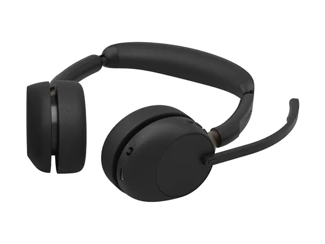 Jabra Evolve3 65 UC - Hodesett - on-ear - Bluetooth - trådløs, kab...