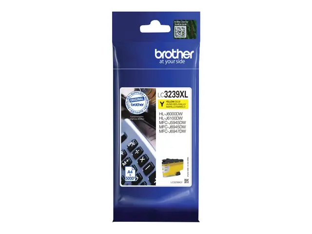 Brother LC3239XLY - Høy ytelse - gul - original - blekkpatron - fo...