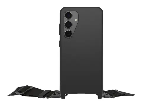OtterBox React Series - Baksidedeksel for mobiltelefon halskjede - svart - for Samsung Galaxy S24