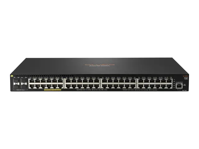 HPE Aruba 2930F 48G PoE+ 4SFP+ - Switch - L3 - Styrt - 48 x 10/100...