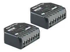 Shelly 2PM Gen4 - Smartsvitsj - trådløs - 802.11b/g/n/ax, Bluetooth 5.0, ZigBee 2402 - 2480 Mhz, 2412 - 2472 Mhz, 2400 - 2483.5 Mhz - svart, musegrå (en pakke 2)