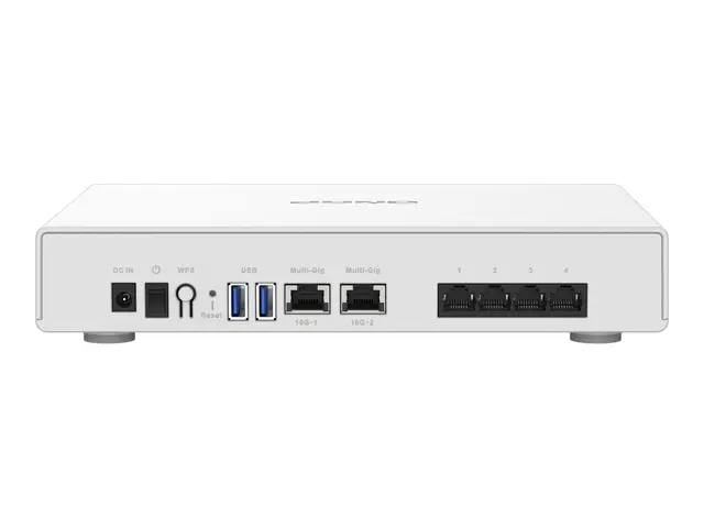 QNAP QHora-301W - Trådløs ruter 6-porters svitsj 10GbE Wi-Fi 6 Dob...