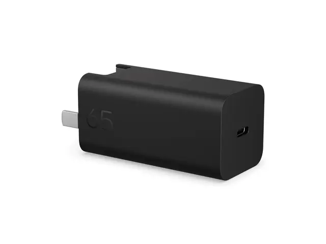 HP GaN Wall Charger - USB-C-strømadapter AC 115/230 V 65 watt svart
