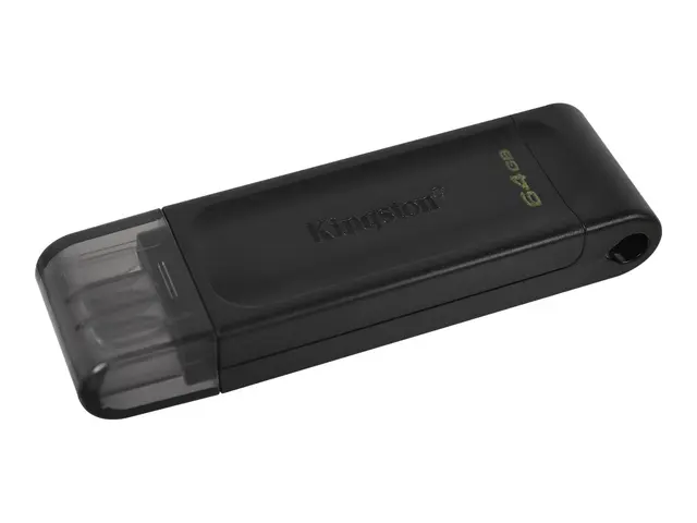 Kingston DataTraveler 70 - USB-flashstasjon - 64 GB - USB-C 3.2 Gen 1