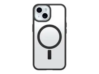 OtterBox React Series - Baksidedeksel for mobiltelefon MagSafe-samsvar - svart krystall - for Apple iPhone 16