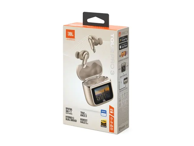 JBL Tour Pro 3 - True wireless-hodetelefoner med mikrofon - i øret...