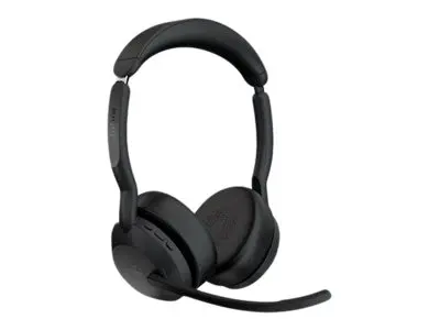 Jabra Evolve2 55 MS Stereo - Hodesett on-ear Bluetooth trådløs akt...