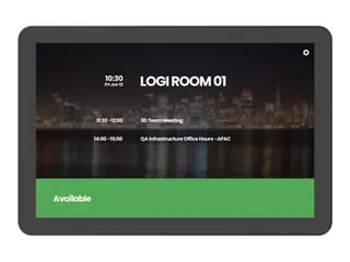 Logitech Tap Scheduler Purpose-Built Scheduling Panel for Meeting Rooms Videokonferanseinnretning - Certified for Microsoft Teams, Zoom Certified - grafitt
