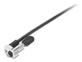 Kensington NanoSaver - Sikkerhetskabellås svart - 1.8 m