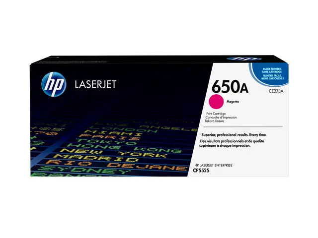 HP 650A - Magenta - original - LaserJet - tonerpatron (CE273A) - f...