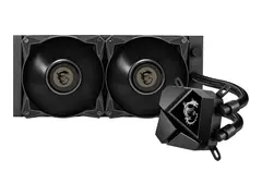 MSI MAG CORELIQUID P240 - V&#230;skekj&#248;lesystem for prosessor (for: LGA1150, LGA1151, LGA1155, LGA1156, LGA1200, LGA1700, LGA1366, LGA2011, LGA2011-3, LGA2066, AM4, FM2+, FM2, FM1, AM3+, AM3, AM2+, AM2) - aluminium - 120 mm