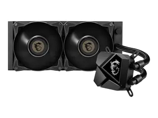 MSI MAG CORELIQUID P240 - V&#230;skekj&#248;lesystem for prosessor (for: LGA1150, LGA1151, LGA1155, LGA1156, LGA1200, LGA1700, LGA1366, LGA2011, LGA2011-3, LGA2066, AM4, FM2+, FM2, FM1, AM3+, AM3, AM2+, AM2) - aluminium - 120 mm