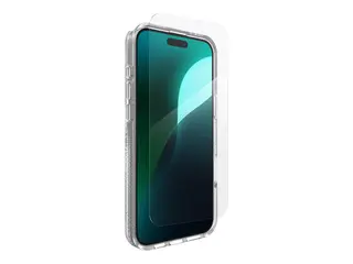 Zagg Luxe + Glass 360 - Baksidedeksel for mobiltelefon MagSafe-samsvar - grafen - blank - med skjermbeskytter - for Apple iPhone 16 Plus