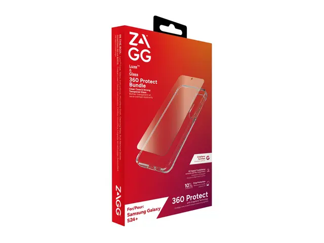 Zagg Luxe + Glass 360 - Baksidedeksel for mobiltelefon grafen Sams...