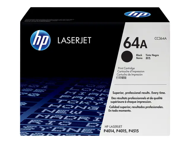 HP 64A - Svart - original - LaserJet - tonerpatron (CC364A) - for ...