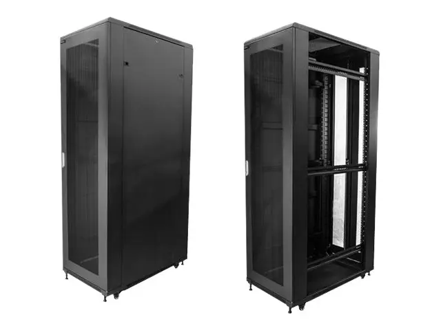 Startech 42U Server Rack Cabinet - 4-Post Adjustable Depth (5.9" t...