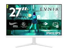 Philips Evnia 3000 27M2N3201PL - LED-skjerm gaming - 27" - 1920 x 1080 Full HD (1080p) @ 240 Hz - Fast IPS - 300 cd/m² - 1000:1 - HDR10 - 0.3 ms - HDMI, DisplayPort - hvit