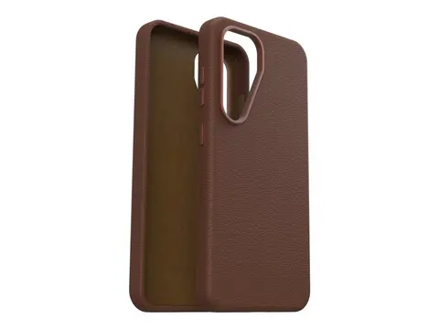 OtterBox Symmetry Series - Baksidedeksel for mobiltelefon kaktusl&#230;r - rik adobe (brun) - for Samsung Galaxy S25