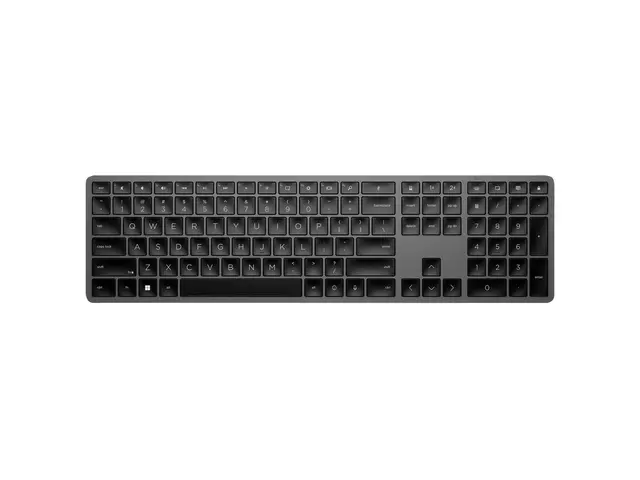 HP Dual Mode 975 - Tastatur bakbelysning trådløs Bluetooth Pan Nordic
