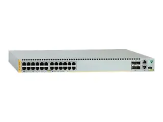 Allied Telesis AT x930-28GPX - Switch - L3 Styrt - 24 x 10/100/1000 (PoE+) + 4 x 1 Gigabit / 10 Gigabit SFP+ - stasjonær, rackmonterbar