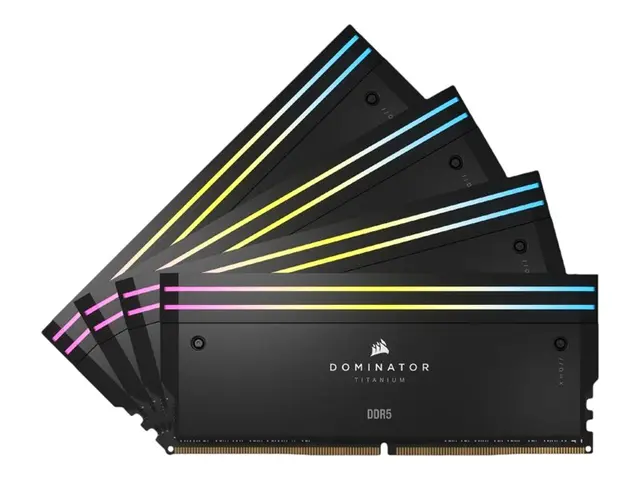 CORSAIR Dominator Titanium RGB - DDR5 sett 96 GB: 4 x 24 GB DIMM 2...