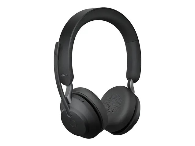 Jabra Evolve2 65 UC Stereo - Hodesett - on-ear - Bluetooth - trådl...