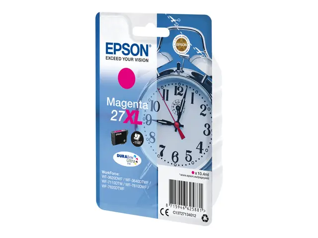 Epson 27XL - 10.4 ml - XL - magenta - original - blekkpatron - for...