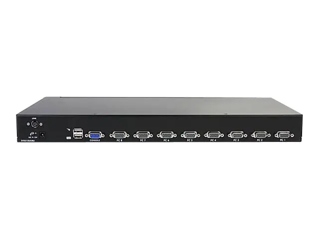Startech 8 Port 1U Rackmount USB KVM Switch Kit with OSD and Cable...