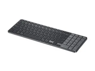 Dell Pro 7 KB746 - Tastatur - ladbar - compact trådløs - 2.4 GHz, Bluetooth - QWERTY - Pan Nordic - grafitt