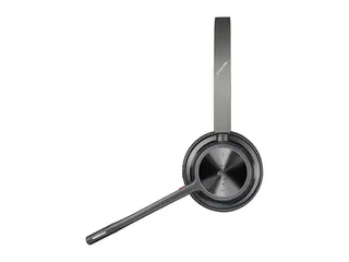 HP Poly Voyager 4320-M - Hodesett on-ear - Bluetooth - tr&#229;dl&#248;s, kablet - USB-A via Bluetooth-adapter, USB-A - svart - Certified for Microsoft Teams, Zoom Certified
